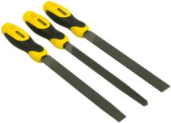 STANLEY 3 részes fájl készlet 200mm (lapos, vágó, háromszögletű) (0-22-464)
