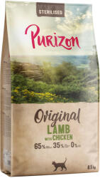 Purizon 2x6, 5kg Purizon Sterilised Adult bárány & csirke - gabonamentes száraz macskatáp