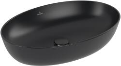 Villeroy & Boch Artis mosdótál 61x41 cm ovális mosdótálak fekete matt 419861R7 (419861R7)