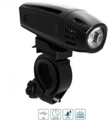 VeloGo Lámpa első 1x1W led USB 300 Lumen