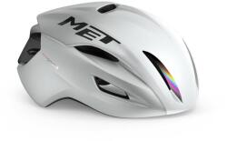MET Manta Mips kerékpáros sisak fényes fehér-holografikus 52-56 cm (S)