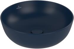 Villeroy & Boch Artis mosdótál 43x43 cm kerek mosdótálak kék matt 417943R6 (417943R6)