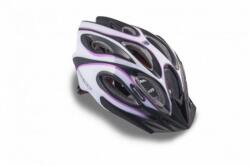 AUTHOR Fejvédő Skiff Inmold bukósisak fekete/fehér/rózsaszín (58-62mm)