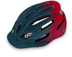 R2 Bukósisak ATH33E/M Inmold SPIRIT matt sötétzöld/piros (54 - 58cm) - bringaboard