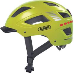 ABUS kerékpáros városi sisak Hyban 2.0 LED, ABS, signal yellow, XL