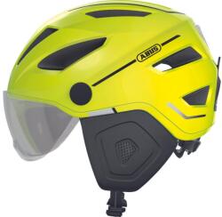 ABUS kerékpáros városi sisak Pedelec 2.0 ACE, In-Mold, beépített átlátszó szemüveggel, signal yellow, S