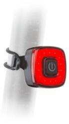 AUTHOR Lámpa hátsó nyeregcsőre rőgzíthető, gumipántos, Square CobLed 50 lm USB (12039977)