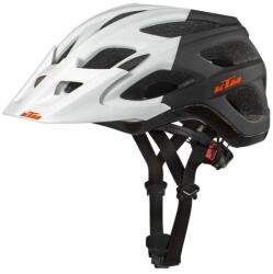 KTM Fejvédő Factory Character II white matt-black matt 54-58cm