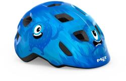 MET Hooray gyermek kerékpáros sisak, kék szörnyes, 52-55 cm (S)