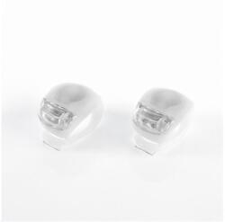 VeloGo Villogó szett szilikonos e+h 2 ledes fehér