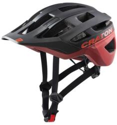 Cratoni Sisak Allrace Black-Red Matt M-L