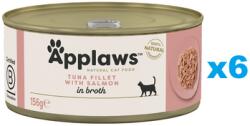 Applaws Cat Tonhal lazaccal húslevesben 6x156 g