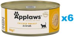 Applaws Cat Csirkemell húslevesben 6x156g