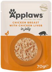 Applaws Cat Csirke és máj aszpikban 70 g