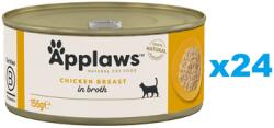 Applaws Cat Csirkemell húslevesben 24x156g