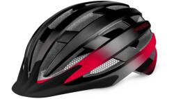 R2 Bukósisak VENTU ATH27G/L Inmold, fényes fekete/piros (58 - 61 cm)