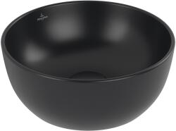 Villeroy & Boch Artis mosdótál 32.5x32.5 cm kerek mosdótálak fekete matt 438932R7 (438932R7)