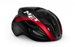 MET Rivale Mips kerékpáros sisak fényes fekete-metál piros 56-58 cm (M)