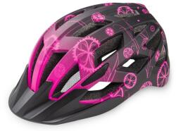 R2 Bukósisak gyerek LUMEN JUNIOR (gyerek) ATH20H/S Inmold, ledes, pink (rózsaszín)/fekete (52 - 55 cm) - bringaboard