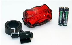 Spyral Villogó Hátsó Spyral City 5 Led 7 Funkció Elemekkel