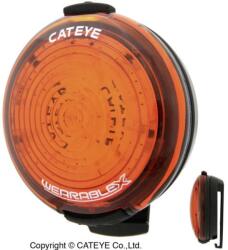 CatEye Lámpa Wearable-X Sl-Wa100 Ruhára Piros Usb Tölt Szíjjal