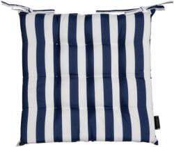 Eurofirany GARDEN székpárna teraszra és erkélyre vízálló anyagból 40x40x5 cm Eurofirany sötétkék csíkos (453323)