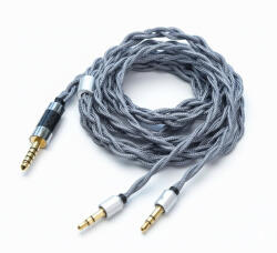 iBasso Audio IBASSO CB20 - Szimmetrikus monokristályos réz fejhallgató kábel 4.4mm TRRRS és 2x 3.5mm csatlakozókkal (MG-ibassoCB20)