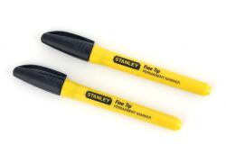 STANLEY 2 db-os állandó marker készlet, fekete, Stanley