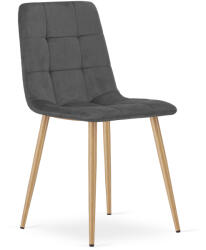  Sötétszürke bársony szék KARA