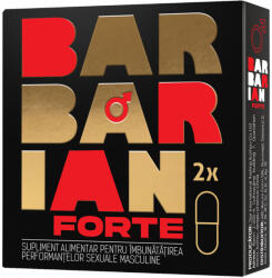 Adya Green Pharma Srl Supliment pentru potenta Barbarian Forte, 2 capsule, Adya