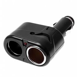  Szivargyújtó elosztó - kettes - 12/24V - extracar - 643 Ft