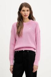 Guess Jeans pamut pulóver - rózsaszín L - answear - 38 990 Ft