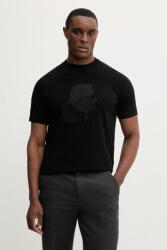 Karl Lagerfeld t-shirt - fekete XXL - answear - 41 490 Ft