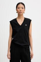 Karl Lagerfeld pamut top - fekete XL - answear - 38 990 Ft