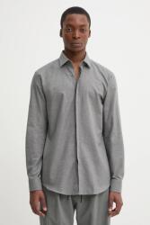 HUGO BOSS pamut ing - szürke 42 - answear - 26 990 Ft
