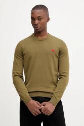 HUGO BOSS pamut pulóver - zöld S - answear - 31 990 Ft