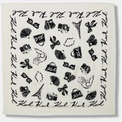 Karl Lagerfeld kendő K/MONOGRAM - bézs Univerzális méret