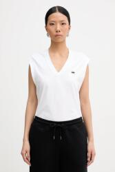 Karl Lagerfeld pamut top IKON - fehér XS
