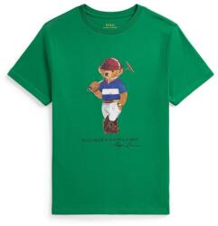 Ralph Lauren gyerek pamut póló - zöld 150-161 - answear - 27 990 Ft