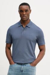 BOSS pamut póló Pallas - kék L - answear - 47 990 Ft