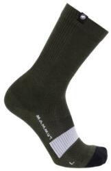 Mammut ALL-MOUNTAIN TARGETED CUSHION MERINO CREW SOCKS Șosete dark marsh-white 36-38 EU