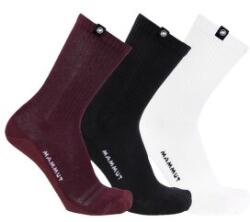 Mammut EVERYDAY CREW SOCKS 3 PACK Șosete white-vin-black 42-44 EU