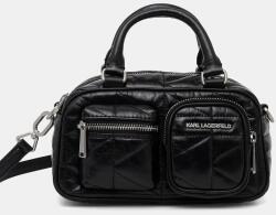 Karl Lagerfeld kézitáska K/KUILT - fekete Univerzális méret - answear - 141 690 Ft