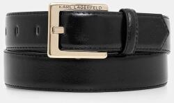 Karl Lagerfeld bőr öv - fekete 95 - answear - 32 990 Ft