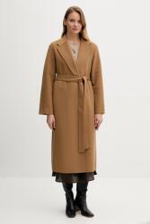 Tommy Hilfiger gyapjú kabát - barna 42 - answear - 114 990 Ft