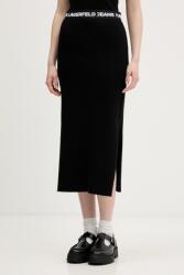 Karl Lagerfeld Jeans szoknya - fekete XS - answear - 52 390 Ft