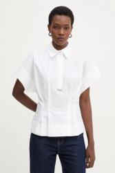 KARL LAGERFELD blúz pamutból - fehér 34 - answear - 80 990 Ft