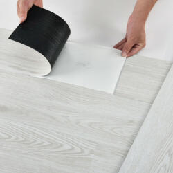 Wohnen Vinyl öntapadós padlóburkolat White Oak 3, 92 m2 PVC laminált padló