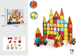 Mamido Mágneses építőkocka autóval 78 darab MT1504 (MT1504) - mamido