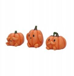 Nemesis sütőtök figura szett, Halloween dekoráció, kézzel festett, gyűjtői (B7230C25)